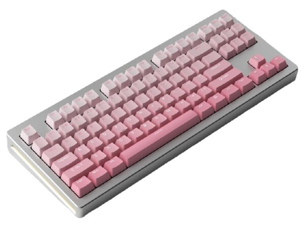 monsgeek m3w silver ice cream pink mechanical keyboard
