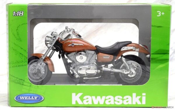 welly kawasaki vulcan 1500 mean streak diecast model motorcycle