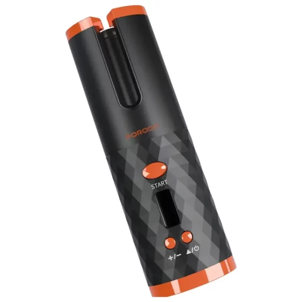 porodo lifestyle automatic hair curler – black