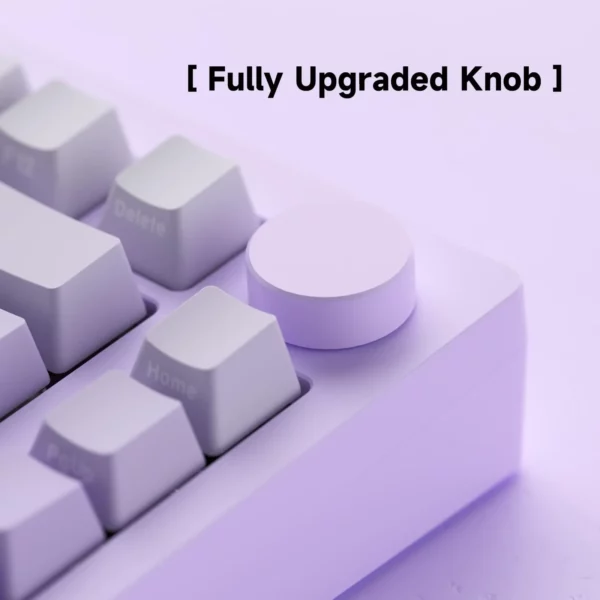 monsgeek m3w purple cream yellow pro mechanical keyboard