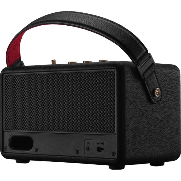 marshall kilburn iii portable bluetooth speaker (black & brass)