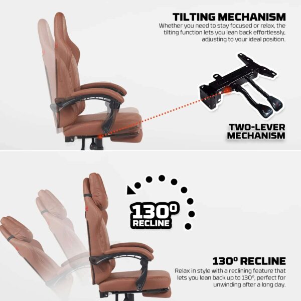fantech gc193 gaming chair — black