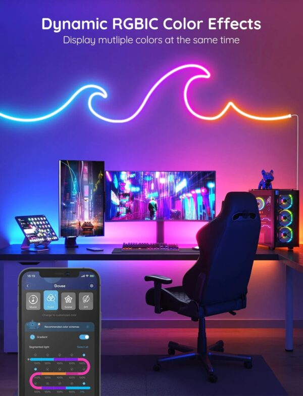 govee neon led strip light 5m (h61a2)