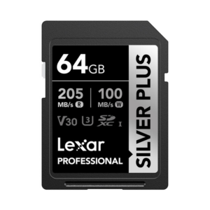 lexar professional silver plus sdxc uhs i (64gb)