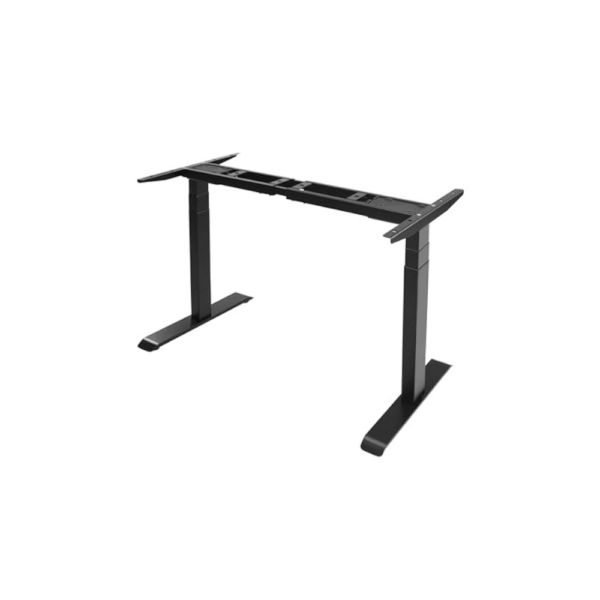 contuo – dual motor height adjustable desk frame (black) – ctt 02 r3 c