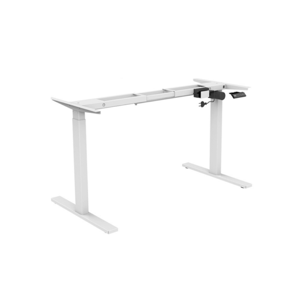 CONTUO – Sit to Stand Electronic Desk Frame (White) – CTT-D05