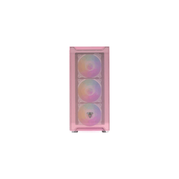 fantech aero rgb cg80 mid tower gaming case — sakura edition