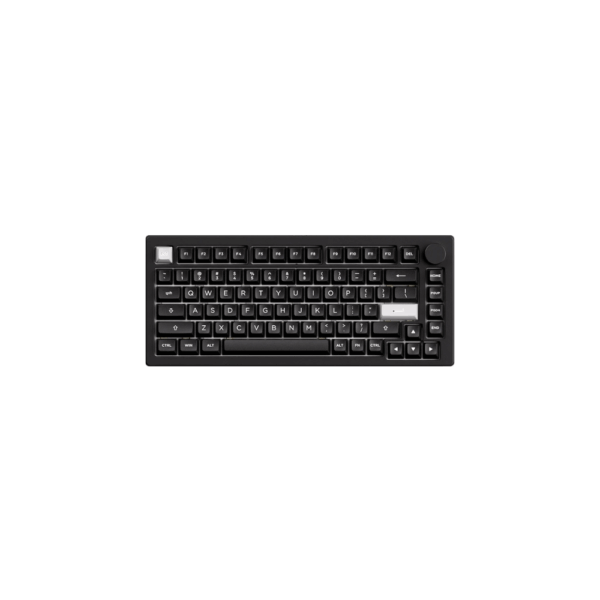 monsgeek m1 v5 via white on black mechanical keyboard