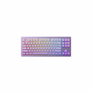 monsgeek m3w purple cream yellow pro mechanical keyboard