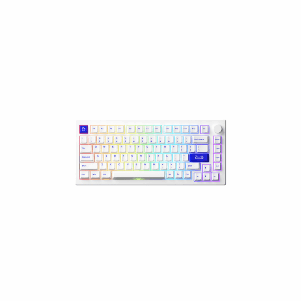akko 5087s midnight (qmk) cream yellow pro mechanical keyboard (copy)