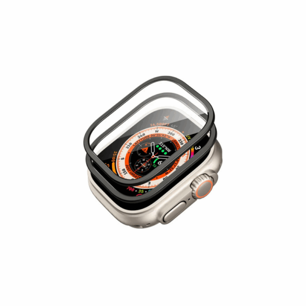 esr armorite protection set for apple watch ultra (49 mm) – titanium