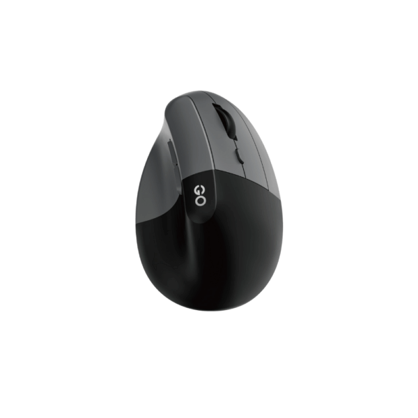 fantech w195r go comfy vertical ergonomic wireless mouse (grey)