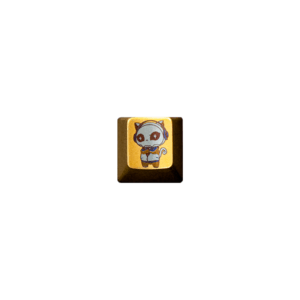 akko 8th anniversary titanium artisan keycap (cherry profile, 1 pc)
