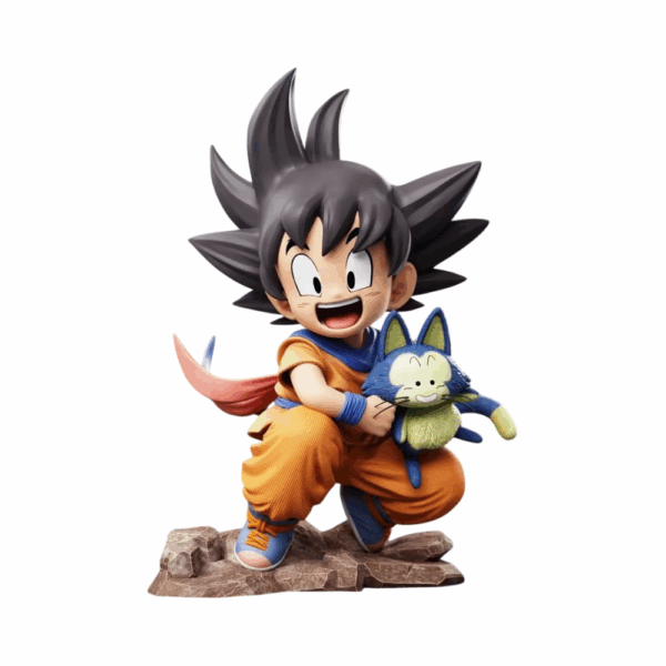 dragon ball kid goku with poole figure