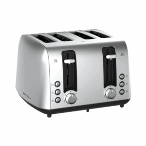 eiger eg sts004 geneva 4 slice stainless steel toaster