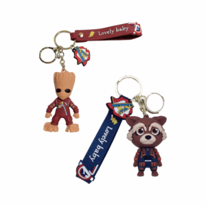 baby groot keyring collection – classic, smiling, sitting, angry & mini poses (copy)