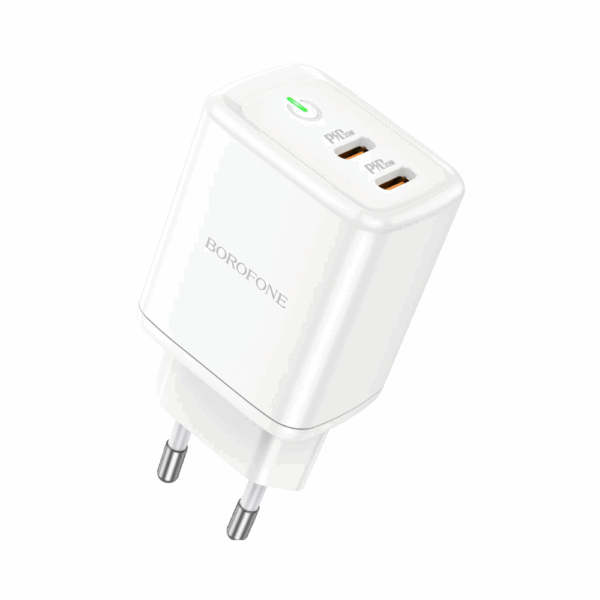 borofone bn9 reacher 35w dual usb c charger set