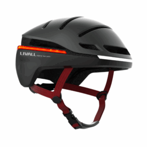 livall evo21 smart cycling helmet – black (54 62 cm)