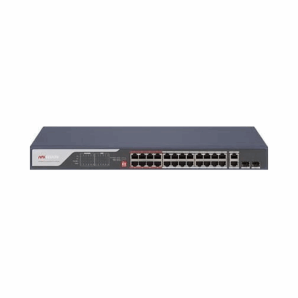 hikvision ds 3e1326p ei/m 24 port gigabit unmanaged poe switch