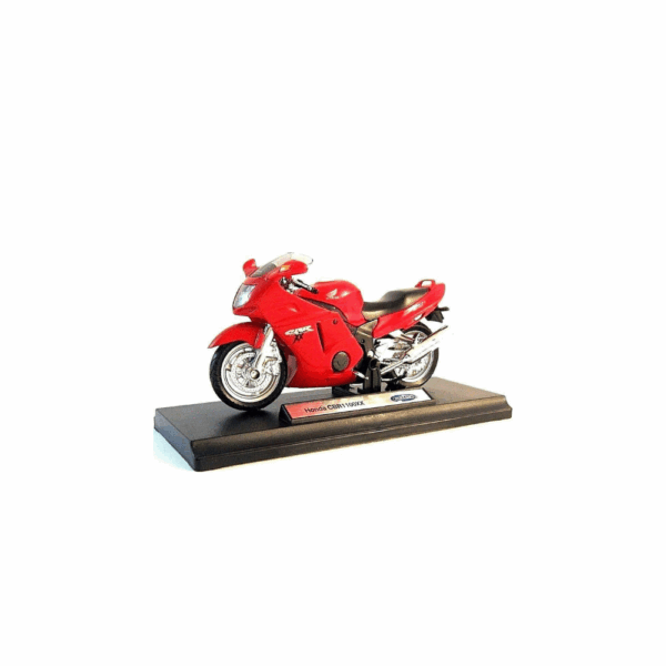 welly honda cbr1100xx 1:18 diecast motorcycle model