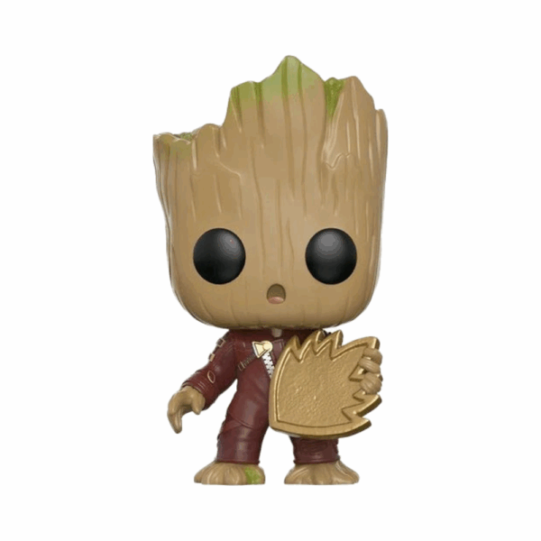 funko pop! marvel guardians of the galaxy vol. 2 baby groot with shield vinyl figure – #208
