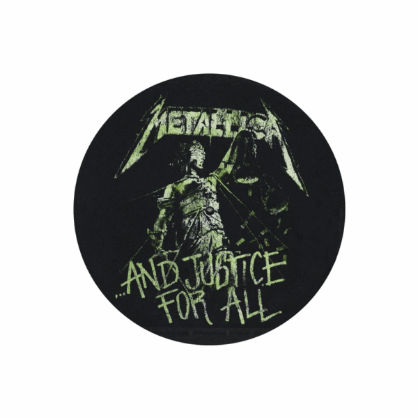 metallica master of puppets / and justice for all turntable slipmat