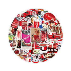 coca cola sticker pack