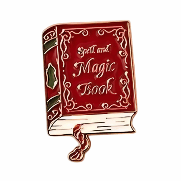 harry potter magic book enamel pin