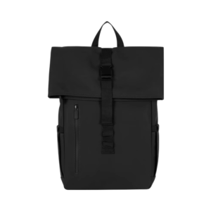 roll top backpack (black)