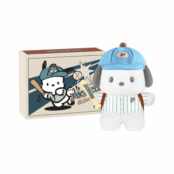sanrio pochacco powerbank martube plushie set