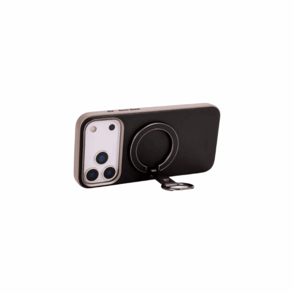 a case kilyos magnetic phone ring stand vegan leather