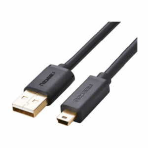 ugreen 10386 usb 2.0 a male to mini 5 pin male cable 3m (black)
