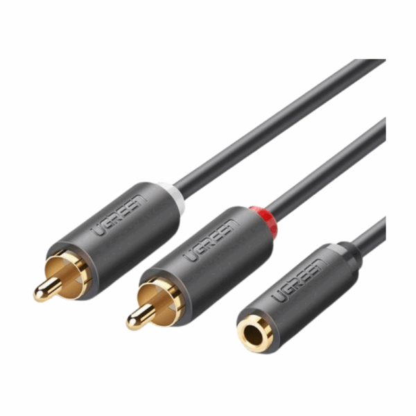 ugreen 10588 3.5mm female to 2rca male cable