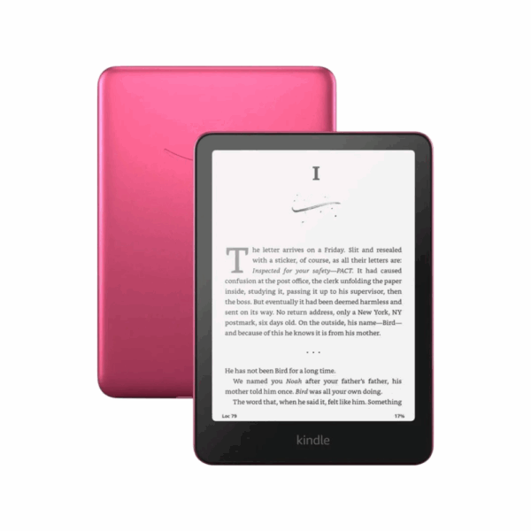 amazon kindle paperwhite signature edition metallic raspberry (32 gb)