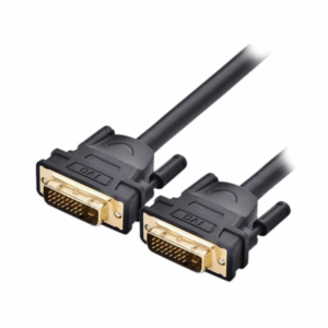 ugreen 11608 dvi (24+1) male to male cable gold plated 5m (black)