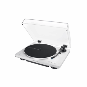 audio technica at lp70xbtws fully automatic wireless turntable (white/silver)