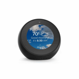 amazon echo spot smart clock alexa home speaker