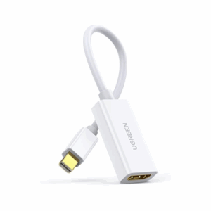ugreen 10460 mini dp to hdmi converter 1080p (white)