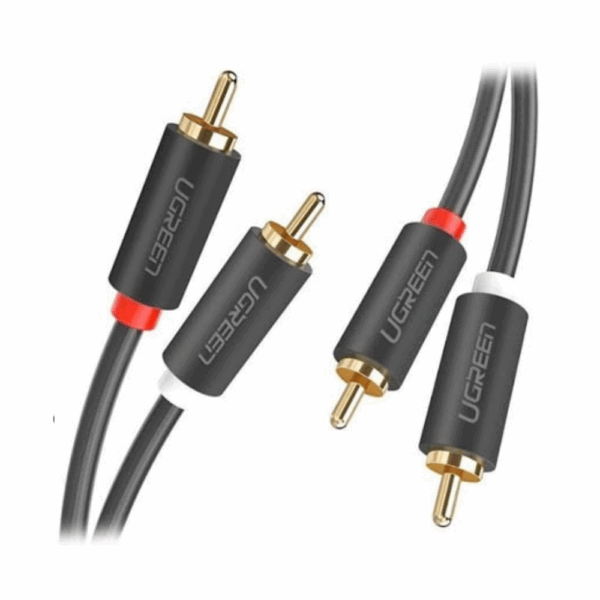 ugreen 10517 2rca male to 2rca male cable 1.5m (black)