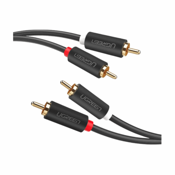 ugreen 10520 2rca male to 2rca male cable 5m (black)