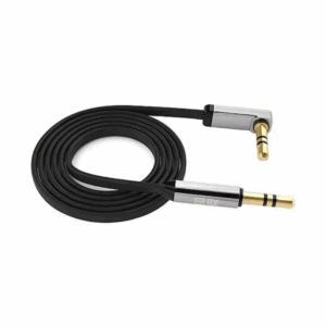 ugreen 10598 3.5mm male to 3.5mm male straight to angle flat cable 1.5m (black)