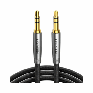 ugreen 10598 3.5mm male to 3.5mm male straight to angle flat cable 1.5m (black) (copy)