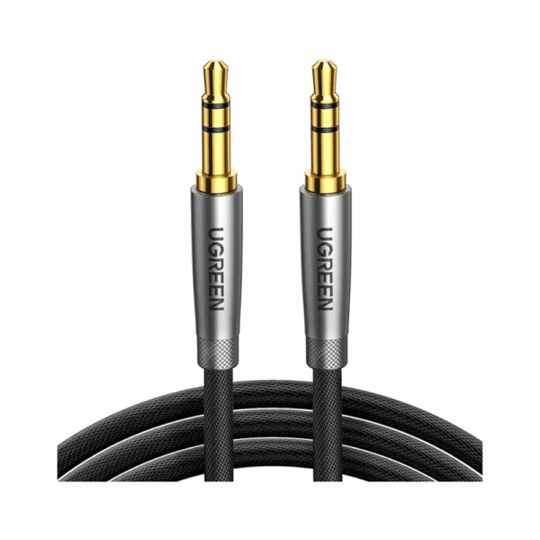 ugreen 10598 3.5mm male to 3.5mm male straight to angle flat cable 1.5m (black) (copy)