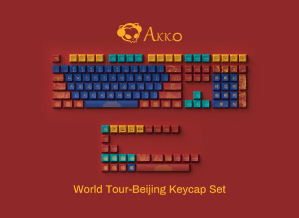 akko world tour beijing full keycap set