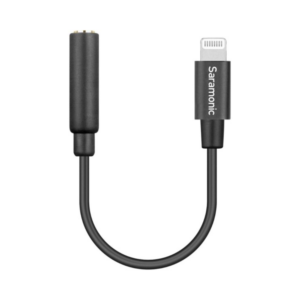 saramonic sr c2002 3.5mm trrs to lightning converter