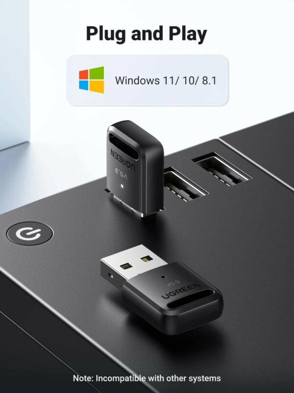 Ugreen - 90225 Bluetooth 5.3 USB Adapter - Image 3