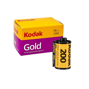 kodak gold 200 color negative film (35mm roll film, 36 exposures)