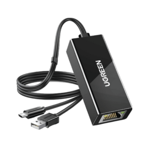 ugreen 30985 ethernet adapter for tv stick (black)