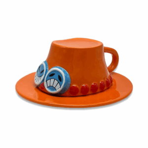one piece ace's hat ceramic mug