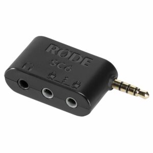 rode sc6 dual trrs input & headphone